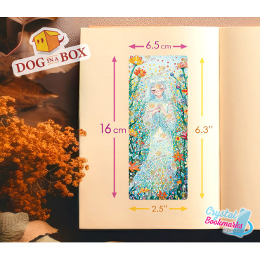 Marque-page Anime n.1 - Marque-page transparent fait main | Effet vitrail, cristal | Cadeau pour lecteurs