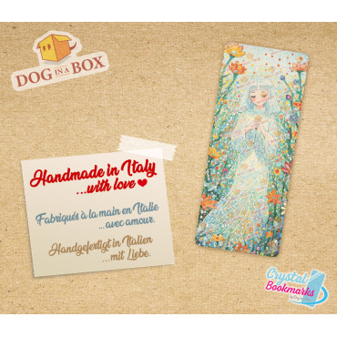 Anime Bookmark n.1 - Handmade Transparent Bookmark | Crystal, Stained Glass Effect | Gift for Readers