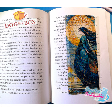 Anime Bookmark n.3 - Handmade Transparent Bookmark | Crystal, Stained glass Effect | Gift for Readers