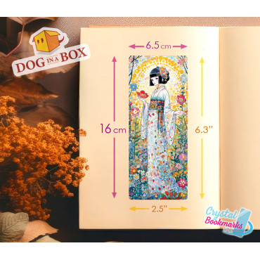 Anime Bookmark n.4 - Handmade Transparent Bookmark | Stained glass Effect | Japanese style