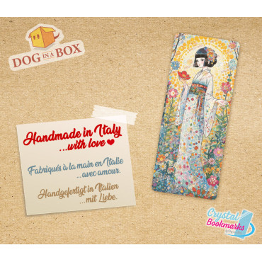 Anime Bookmark n.4 - Handmade Transparent Bookmark | Stained glass Effect | Japanese style