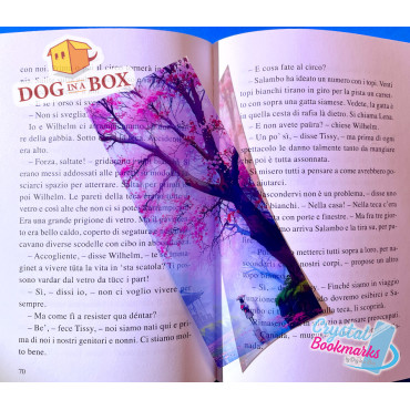 Anime Bookmark n.5 - Handmade Transparent Bookmark | Stained glass Effect | Japanese style