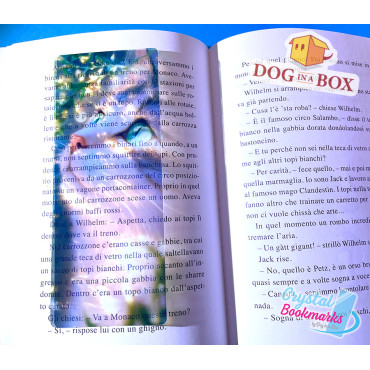 Marque-page Chat n.1 - Marque-page transparent fait main | Effet vitrail, cristal | joli marque-page