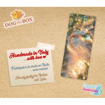 Cat Bookmark n.1 - Handmade Transparent Bookmark | Crystal, Stained Glass Effect | cute bookmark