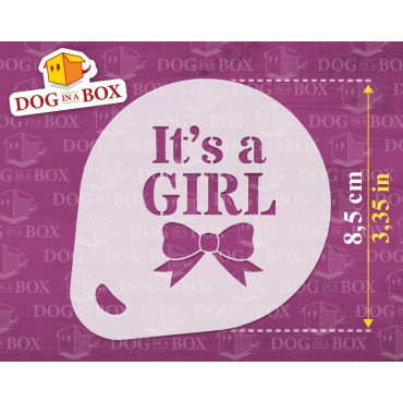 Stencil baby shower (set di 3) - Stencil per decorazioni in cacao in polvere di cappuccini e caffè o tessuti