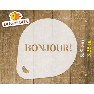 Mr & Mrs stencil (set of 3) Cappuccino and Coffee cocoa powder decor stencil - Face Painting stencils