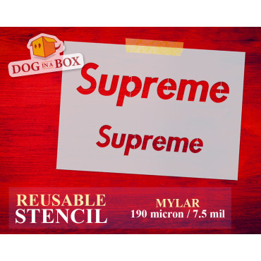 Supreme logo stencil n.1 -...