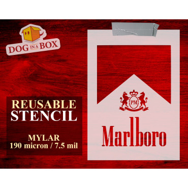 Stencil logo Marlboro n.1 -...
