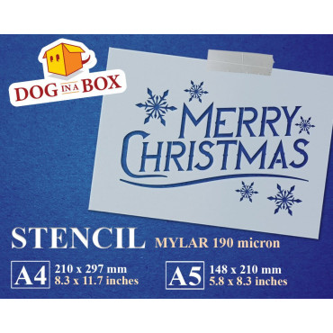 Frohe Weihnachten Schablone...