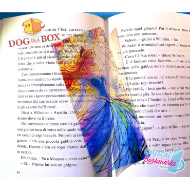 Marque-page Aurora n.2 - Marque-page transparent fait main | Effet vitrail, cristal | La Belle au bois dormant Disney