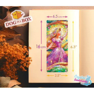 Marque-page Rapunzel n.1 - Marque-page transparent fait main | Effet vitrail, cristal | Marque-page Disney