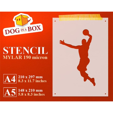 Basketball-Schablone -...