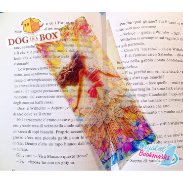 Moana Bookmark n.1 - Handmade Transparent Bookmark | Crystal, Stained Glass Effect | Disney Oceania