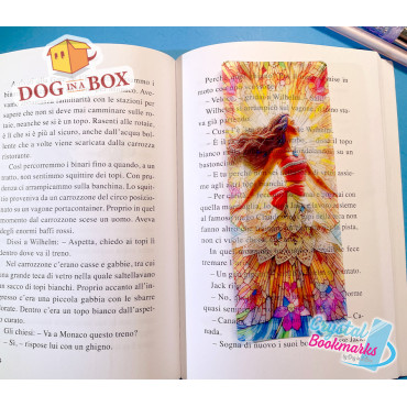 Moana Bookmark n.1 - Handmade Transparent Bookmark | Crystal, Stained Glass Effect | Disney Oceania