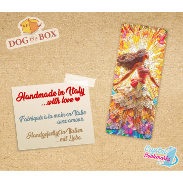 Moana Bookmark n.1 - Handmade Transparent Bookmark | Crystal, Stained Glass Effect | Disney Oceania