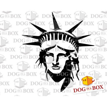 Statue of Liberty stencil n.2 - New York stencil for wall painting, wood sings, fabrics decor. Reusable and durable.