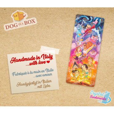 Disney Bookmark n.2 - Handmade Transparent Bookmark | Crystal, Stained Glass Effect