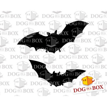 Halloween bats stencil n.2 - Reusable bats stencil for wall painting and fabrics