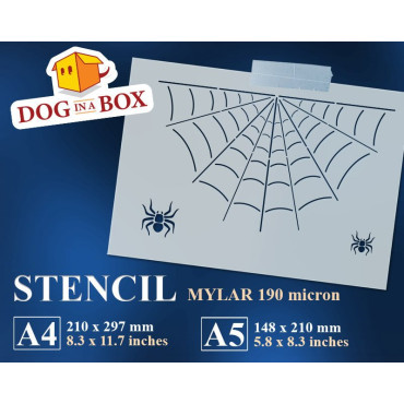 Spinnennetzschablone n.1 -...