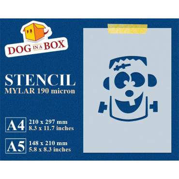 Monster stencil - Reusable stencil for halloween, horror house, wood signs, painting on wall and fabrics