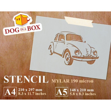 Stencil auto vintage n.1 -...