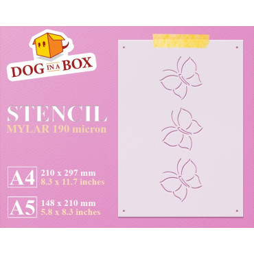 Schmetterlingsschablone -...