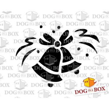 Christmas bells stencil n.2 - Reusable christmas stencil for wood signs, windows decor and walls