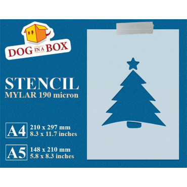 Stencil albero di Natale...