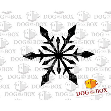Snowflake stencil n.1 - Reusable christmas stencil for wood signs, windows decor and walls