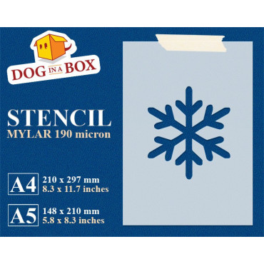 Stencil fiocco di neve n. 2...