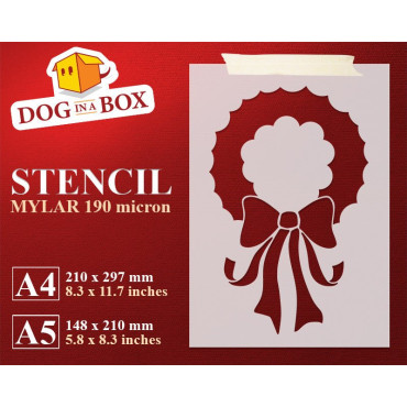 Stencil di ghirlanda di...