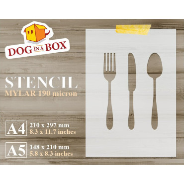 Pochoir à couverts -...