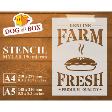 Pochoir Farm Fresh Pie -...