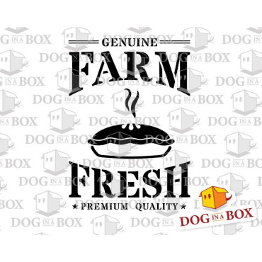 Farm Fresh Pie stencil - Reusable farm stencil for wood signs, fabrics, bags, sacks and walls