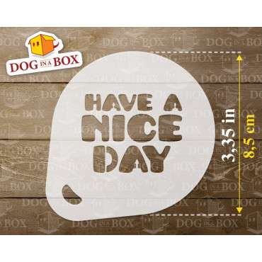 Good Morning and Made with Love stencil (set of 3) Cappuccino and Coffee cocoa powder decor stencil - Face Painting stencils