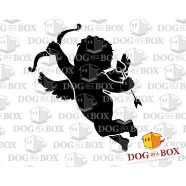 Cupid stencil n.1 - Reusable wedding stencil for wood sings, invitations, wedding cake decor or wall painting