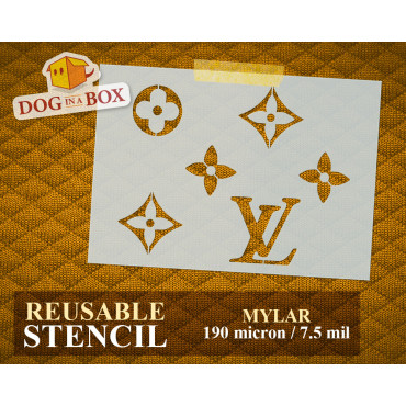 Stencil logo Louis Vuitton...