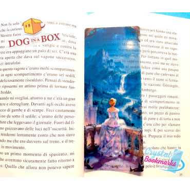 Marque-page Aurora n.5 - Marque-page transparent fait main | Effet vitrail, cristal | La Belle au bois dormant Disney