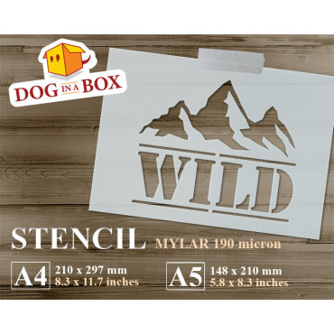 Stencil "Wild" - Stencil...