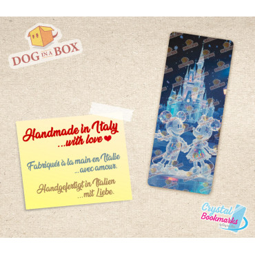 Disney Bookmark n.3 - Handmade Transparent Bookmark | Crystal, Stained Glass Effect