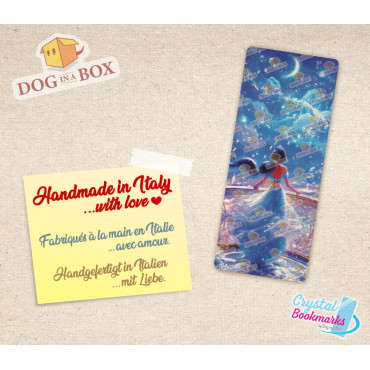 Jasmine Lesezeichen Nr. 3 – Handgemachtes transparentes Lesezeichen | Kristall, Buntglas Effekt | Disney Aladdin