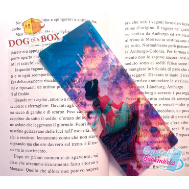 Jasmine Bookmark n.4 - Handmade Transparent Bookmark | Crystal, Stained Glass Effect | Disney Aladdin