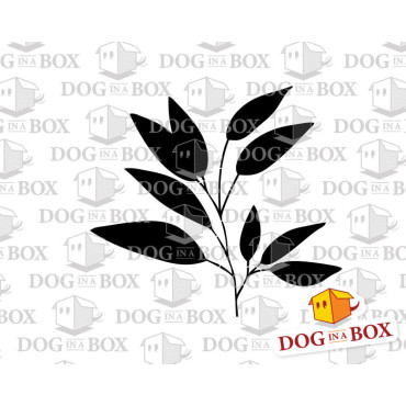 Leaves stencil n.4 - Reusable foliage stencil for wall painting and fabrics