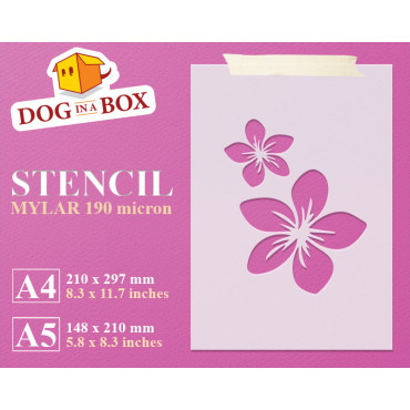 Blumenschablone n.1 -...