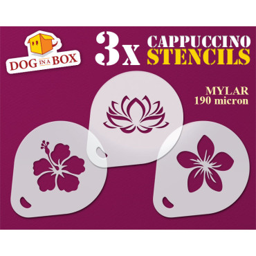 Stencil di fiori n.1 (set...