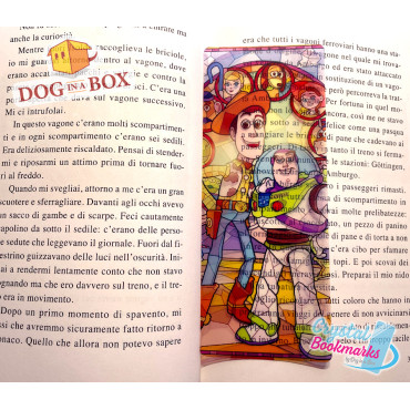 Segnalibro Toy Story n.1 - Segnalibro trasparente fatto a mano | Effetto vetro, cristallo | segnalibro Disney