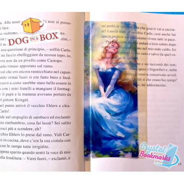 Marque-page Aurora n.3 - Marque-page transparent fait main | Effet vitrail, cristal | La Belle au bois dormant Disney