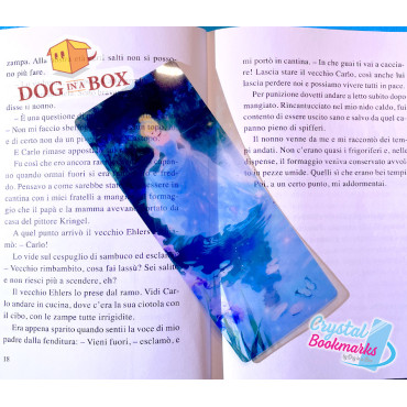 Aurora Lesezeichen Nr. 4 – Handgemachtes transparentes Lesezeichen | Kristall, Buntglas Effekt | Disney Dornröschen