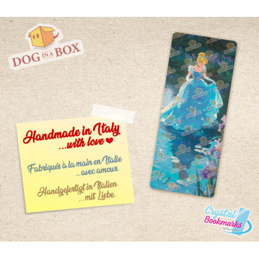 Aurora Lesezeichen Nr. 4 – Handgemachtes transparentes Lesezeichen | Kristall, Buntglas Effekt | Disney Dornröschen