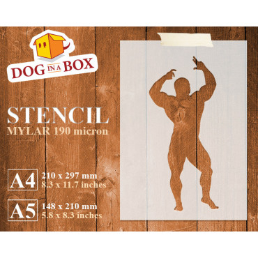 Pochoir Body Builder n.3 -...